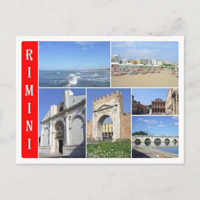 Italy - Emilia Romagna - Rimini - Mosaic - Postcard (Front)