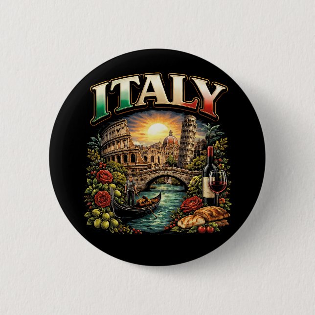 Italy Eternal Button (Front)