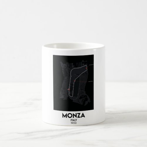 Italy F1 circuit map Coffee Mug