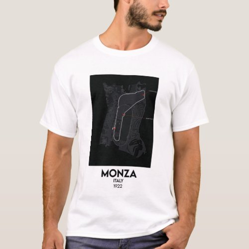 Italy F1 circuit map  T_Shirt