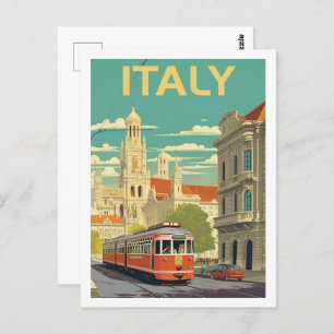 Italy Famous Vintage Travel Place Postcard