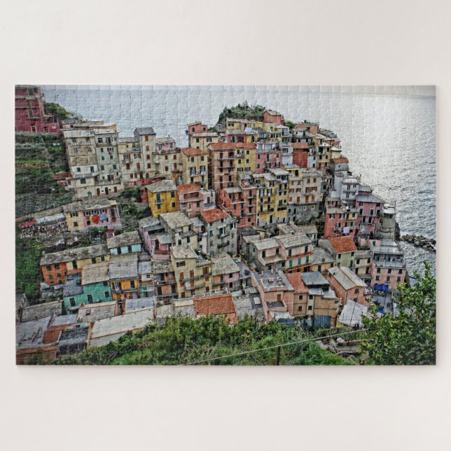 Italy Fishing Village - Manarola - 20x30 - 1014 pc Jigsaw Puzzle (Horizontal)