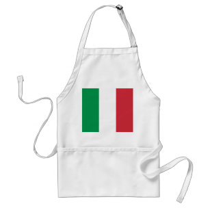 Italy Flag Adult Apron