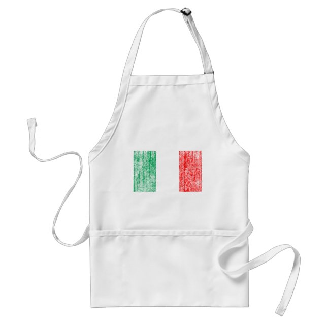 italy flag adult apron (Front)