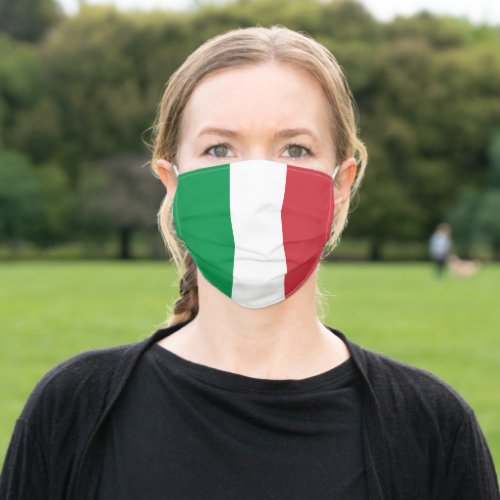 Italy Flag Adult Cloth Face Mask