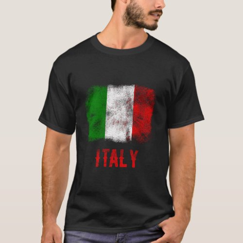 Italy Flag American Italian Pride Heritage Long Sl T_Shirt
