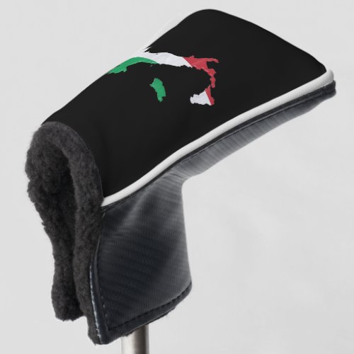 Italy flag and map golf head cover