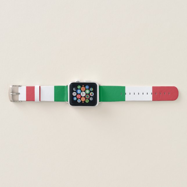 Italy Flag Apple Watch Band (Front)