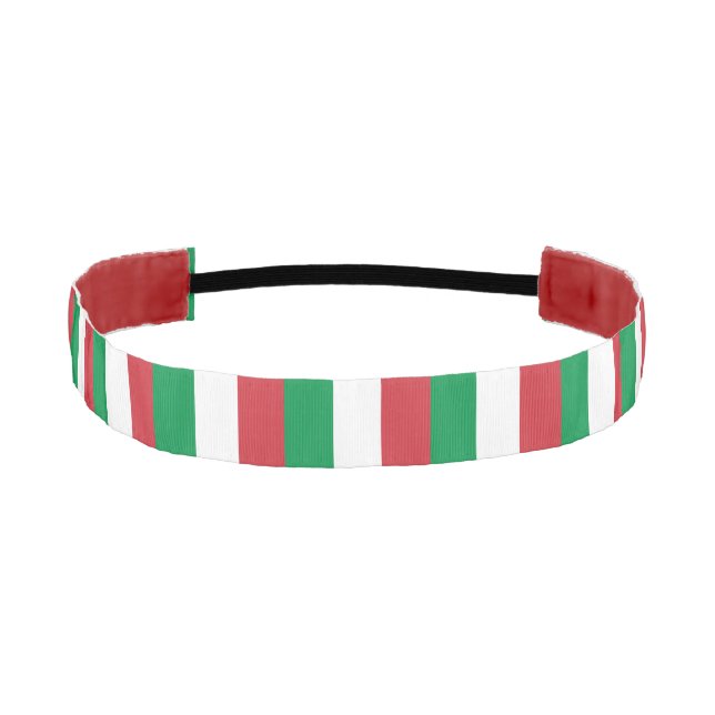 Italy Flag Athletic Headband (Front)