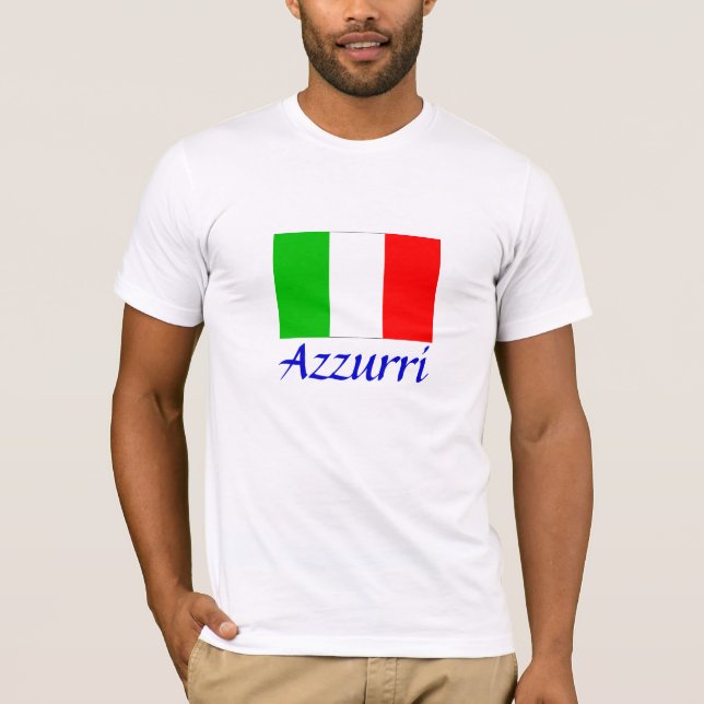 Italy Flag "Azzurri" T-Shirt (Front)