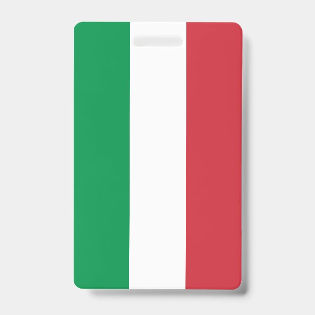 Italy Flag Badge (Front)