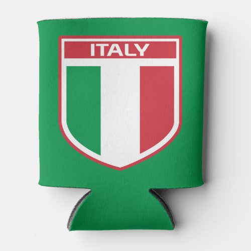 Italy FlagBadge Can Cooler