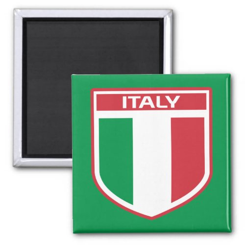 Italy FlagBadge Design Magnet