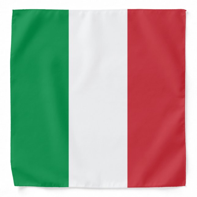 Italy Flag Bandana (Front)