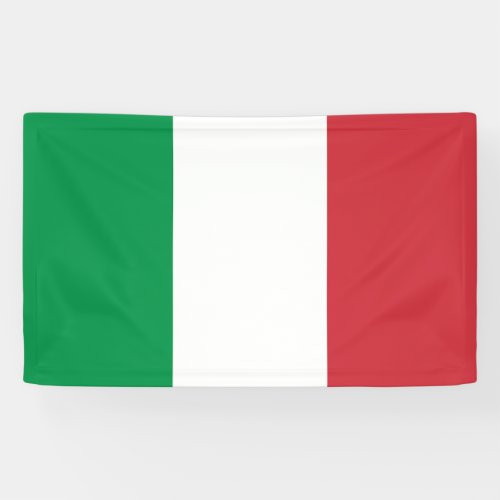 Italy Flag Banner