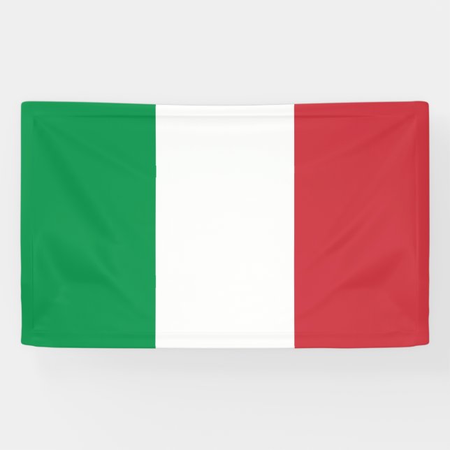 Italy Flag Banner (Horizontal)