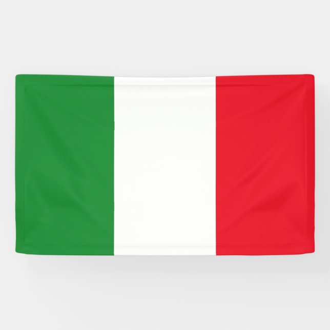 Italy Flag Banner (Horizontal)