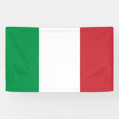 Italy flag banner