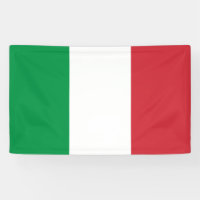 Italy flag banner