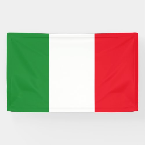 Italy Flag Banner