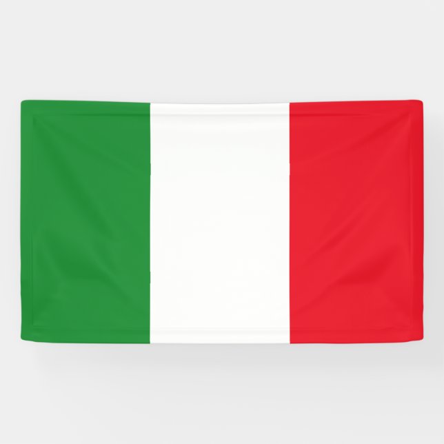 Italy Flag Banner (Horizontal)