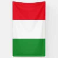 Benvenuto Welcome on Italian Flag Banner | Zazzle