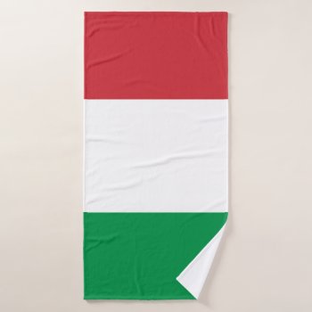 Italy Flag Bath Towel by FlagGallery at Zazzle