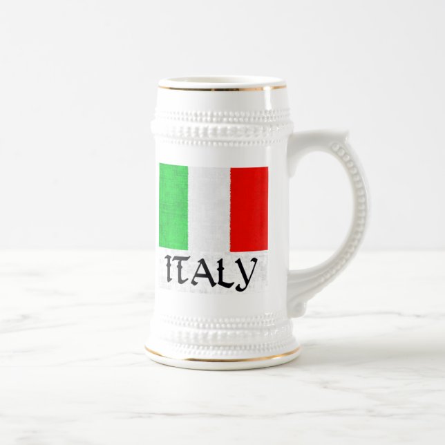ITALY FLAG BEER STEIN (Right)