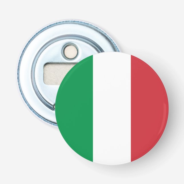 Italy Flag Bottle Opener (Front)