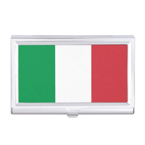 Italy Flag Business Card Case