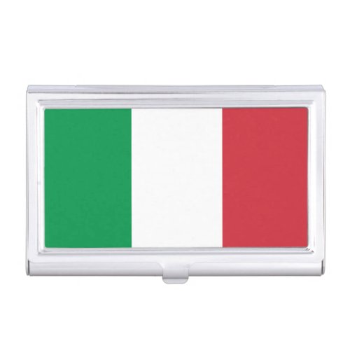 Italy Flag Business Card Case