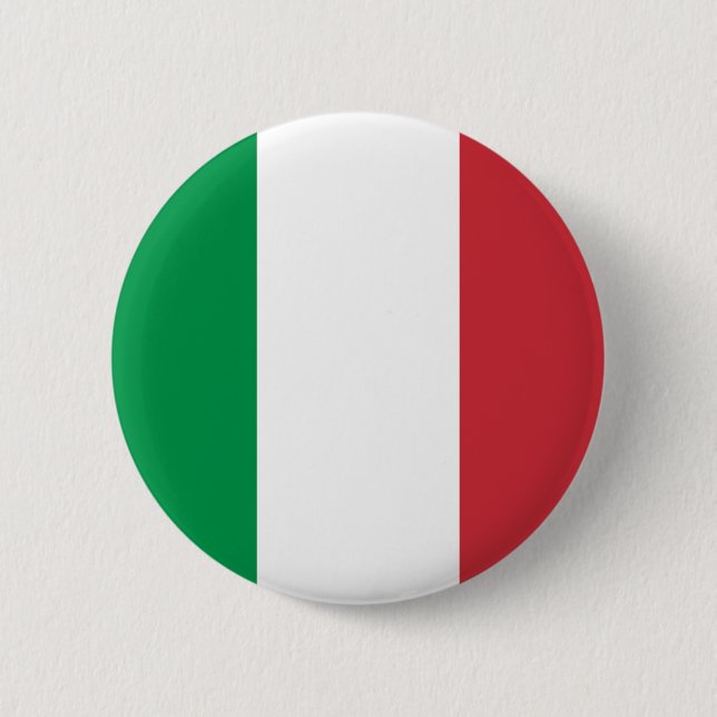 Italy Flag Button (Front)