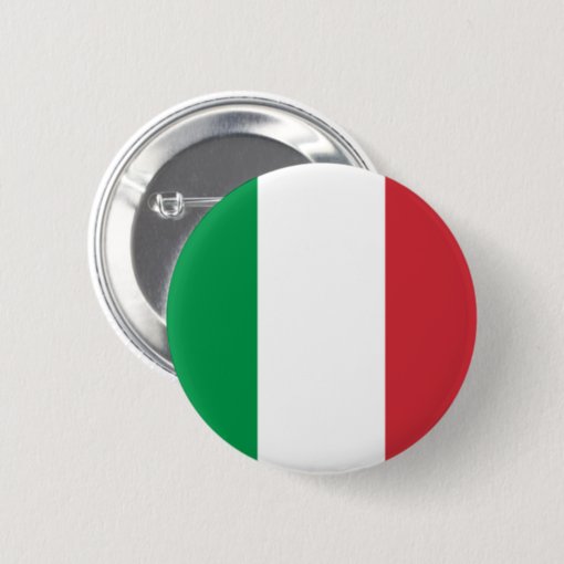 Italy Flag Button | Zazzle