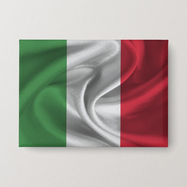 Italy Flag Button (Front)