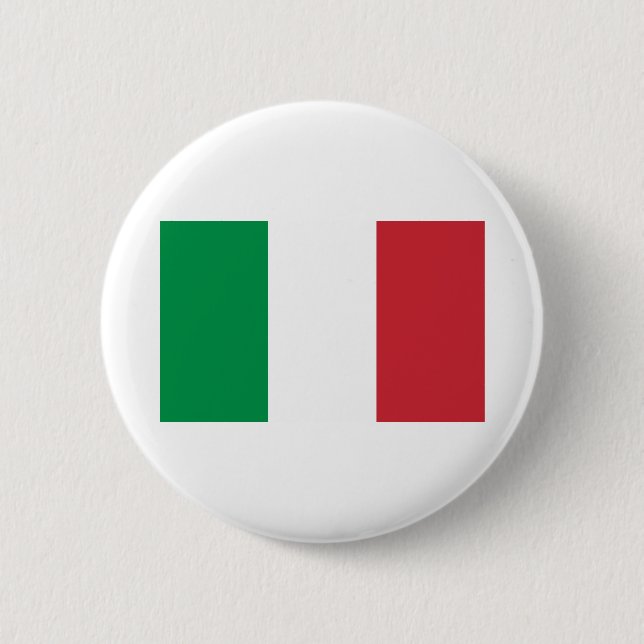 Italy Flag Button (Front)