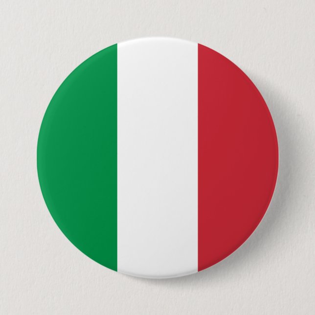 Italy Flag Button (Front)