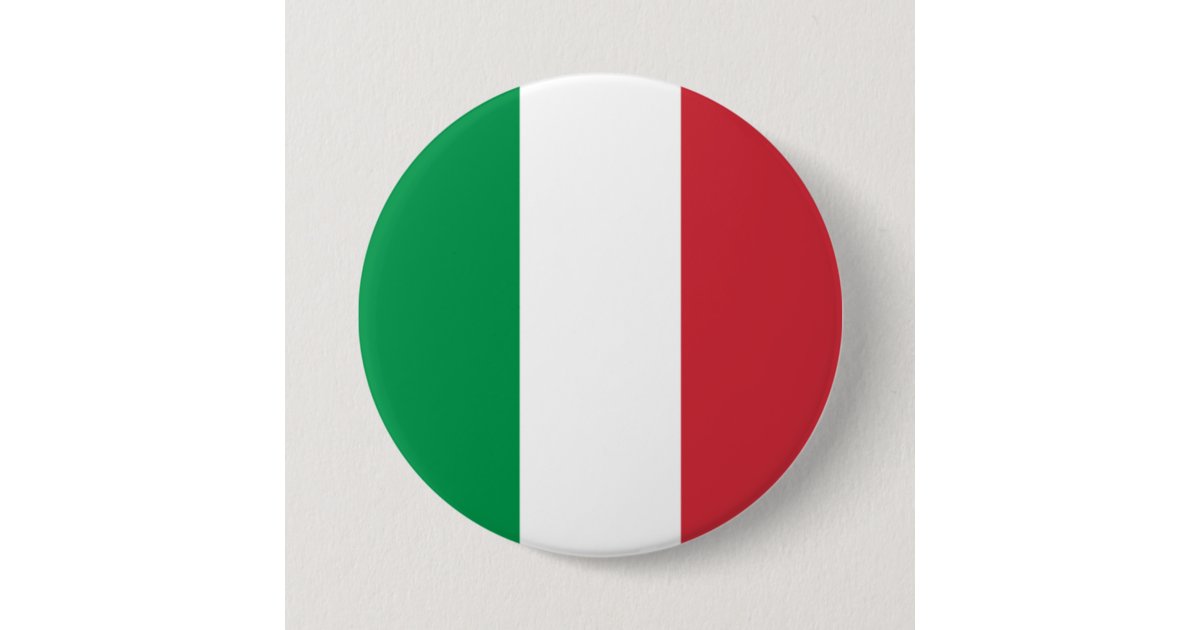 Italy Flag Button | Zazzle