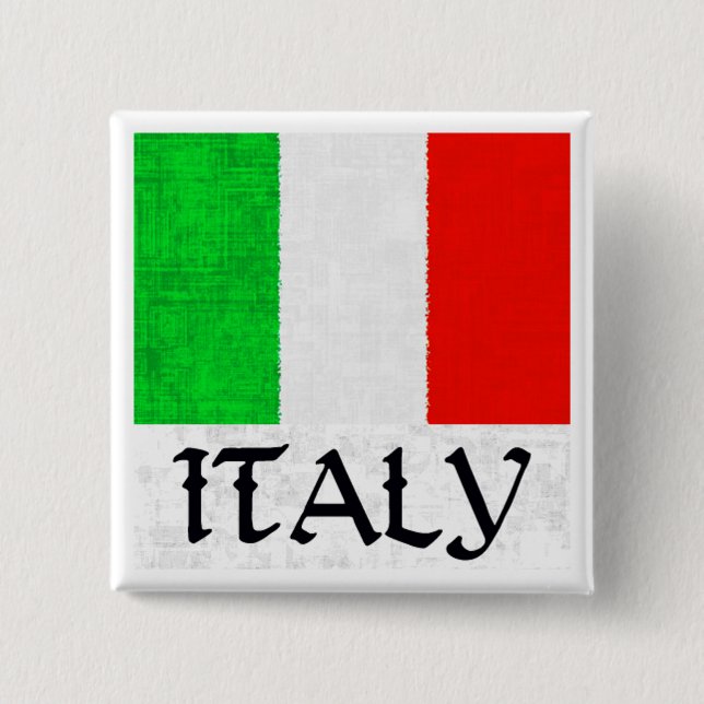 ITALY FLAG BUTTON (Front)