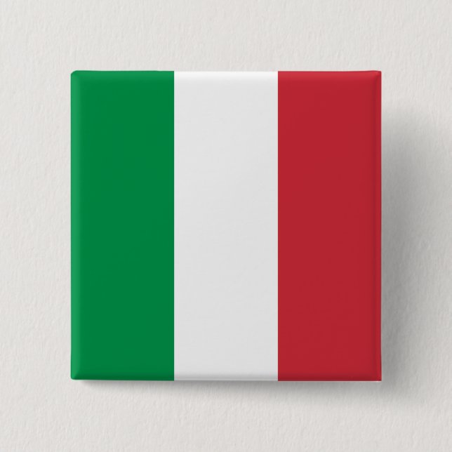 Italy Flag Button (Front)