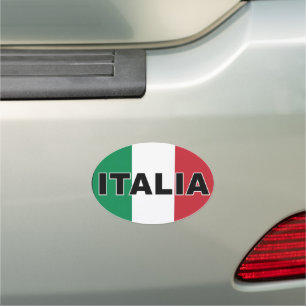 Italy Flag Car Magnet