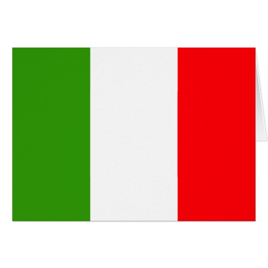 Italy flag card
