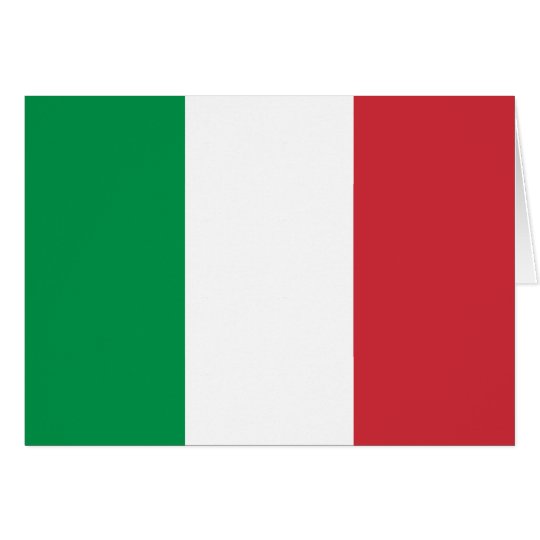 Italy Flag Card
