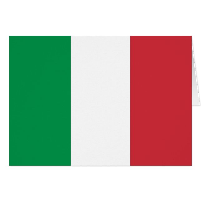 Italy Flag Cards (Front Horizontal)
