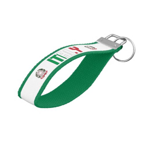 Italy Flag Charming Patriotic Wrist Keychain