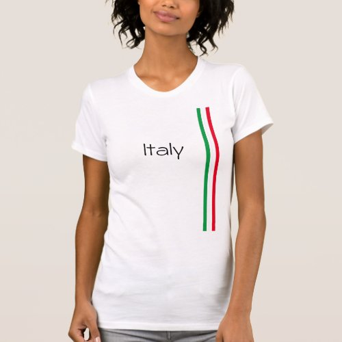 Italy Flag Classic T_Shirt
