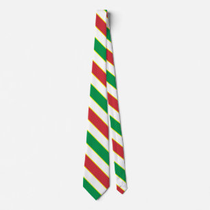Italy Flag Colors Elegant Patriotic Neck Tie