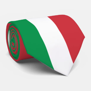 Italy Flag colors Neck Tie
