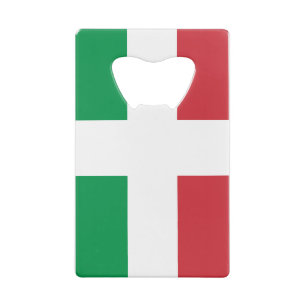 Italy Flag Credit Card Bottle Opener