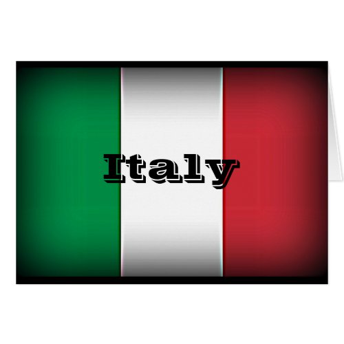 Italy Flag Dark Edge