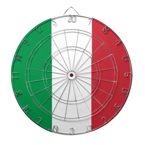 Italy Flag Dart Board